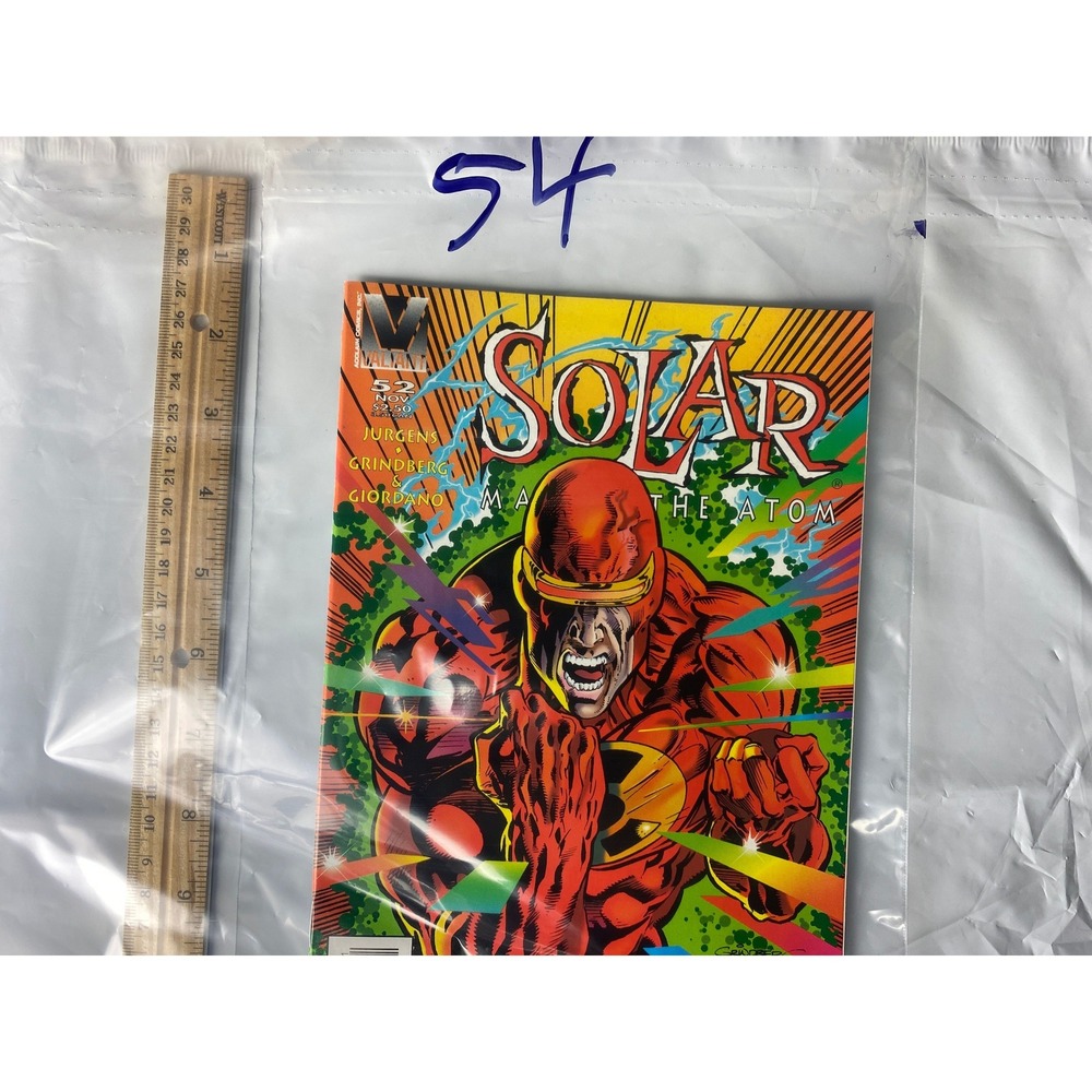 Solar Man of the Atom Comic‎ Book Issue 52 Valiant 1991
